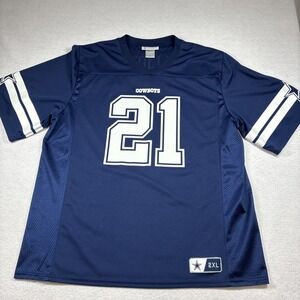 Dallas Cowboys Authentic Apparel #21 Ezekiel Elliott Men's Jersey Size XXL 2XL